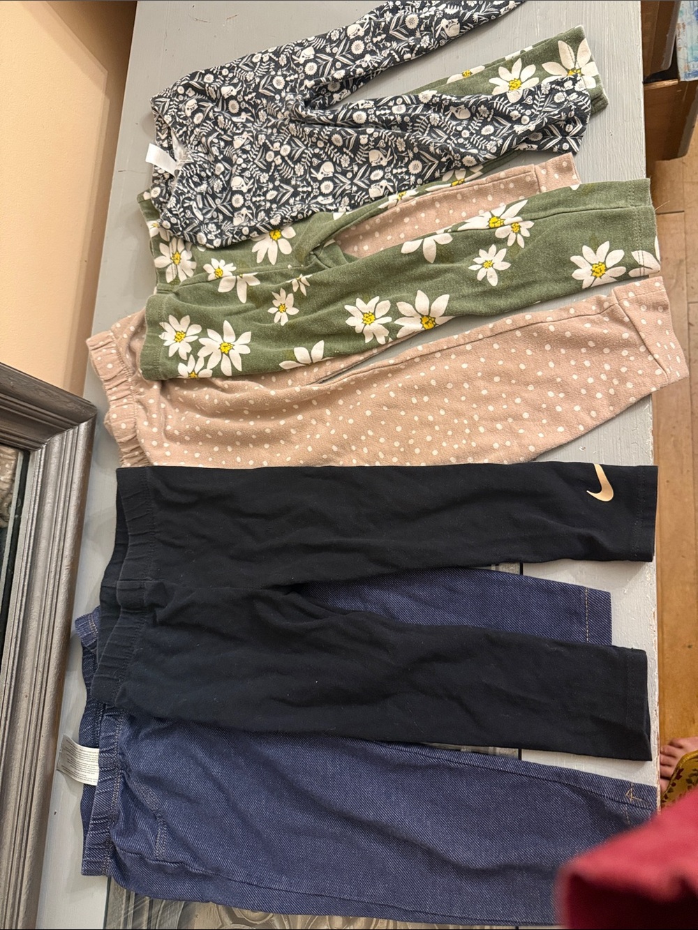 Bundle 24 Months 5 Pairs of Pants Carter's Okie Dokie Nike Girls